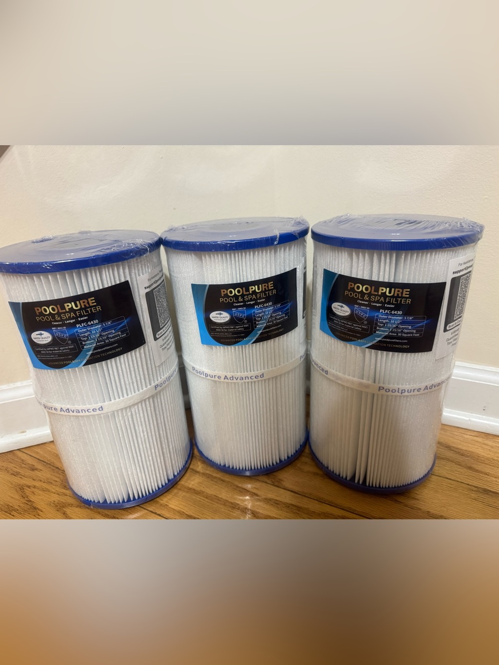 POOLPURE Pool & Spa Filter PLFC-6430 Advanced Pool & Spa Filtration Cartridge
